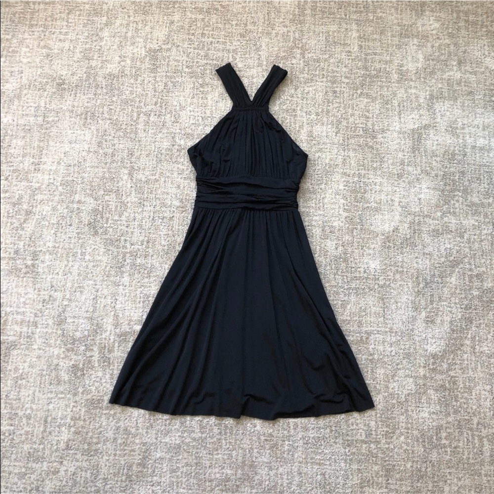 Black Haltar Dress